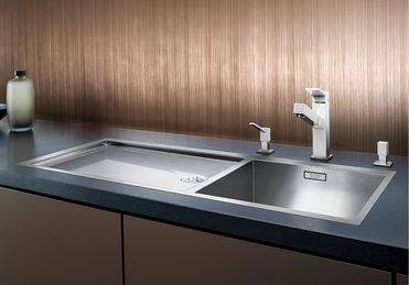 Blanco Zerox 400/550-T-IF Edelstahl Seidenglanz Einbauspüle 517260 517261 Blanco Zerox 400/550-T-IF Edelstahl Seidenglanz Einbauspüle 517260 517261