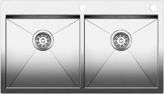 Blanco Zerox 400/400-IF/A Edelstahl Seidenglanz Einbauspüle 513703