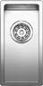 Blanco Claron 180-U Edelstahl Seidenglanz Unterbaubecken 521565