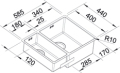 Blanco Claron 340/180-IF/N Edelstahl Einbauspüle 521608 521607