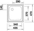 Blanco Top EE 4x4 Edelstahl Naturfinish Einbauspüle 501065