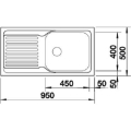 Blanco Tipo XL 6 S Edelstahl Bürstfinish 511908