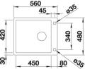 Blanco Claron XL 60-IF/A Dampfgar Plus Edelstahl Seidenglanz Einbauspüle 521428