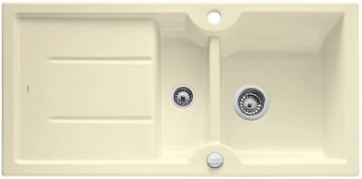 Blanco Idessa 6 S jasmin Keramik Einbauspüle Ablauffernbedienung 516003