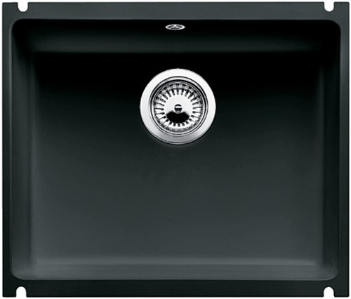 Blanco Subline 500-U schwarz Keramik PuraPlus Unterbaubecken 514515 Blanco Subline 500-U schwarz Keramik PuraPlus Unterbaubecken 514515