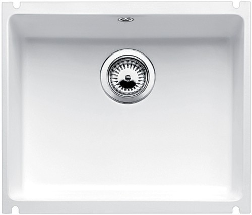 Blanco Subline 500-U kristallweiß Keramik PuraPlus Unterbaubecken 514513 Blanco Subline 500-U kristallweiß Keramik PuraPlus Unterbaubecken 514513