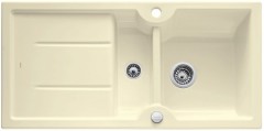 Blanco Idessa 6 S jasmin Keramik Einbauspüle Ablauffernbedienung 516003