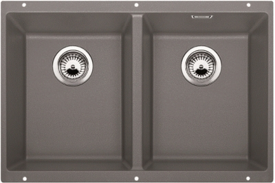 Blanco Subline 350/350-U alumetallic U Silgranit Unterbauspüle 523576
