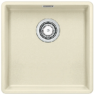 Blanco Subline 400-F jasmin Silgranit Einbauspüle flächenbündig 523498