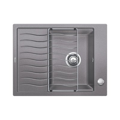 Blanco Elon 45 S alumetallic Silgranit Einbauspüle 520991