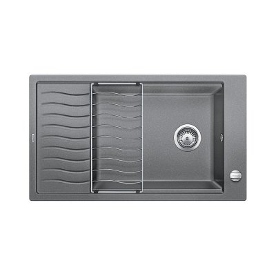 Blanco Elon XL 8 S alumetallic Silgranit Einbauspüle 520486