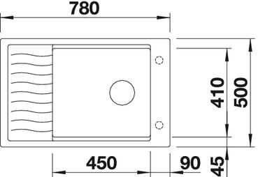 Blanco Elon XL 6 S perlgrau Silgranit Einbauspüle 520548