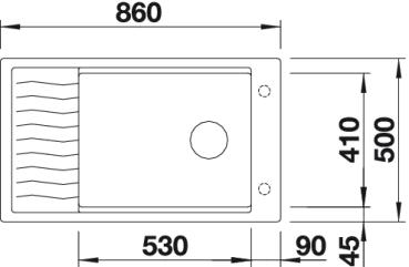 Blanco Elon XL 8 S anthrazit Silgranit Einbauspüle 520484