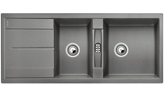 Blanco Metra 8 S alumetallic Silgranit Einbauspüle 513063 Blanco Metra 8 S alumetallic Silgranit Einbauspüle 513063