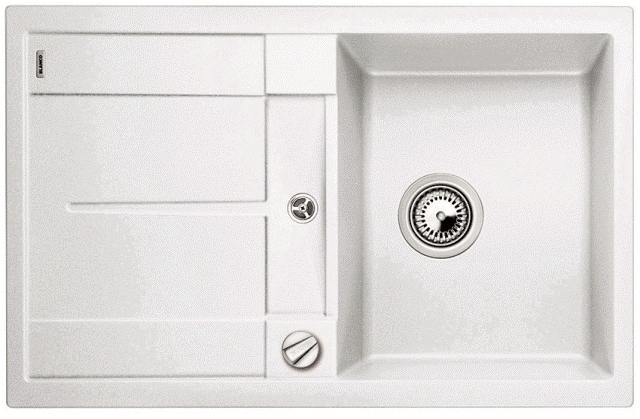 Blanco Metra 45 S weiß Silgranit Einbauspüle 513028 Blanco Metra 45 S weiß Silgranit Einbauspüle 513028