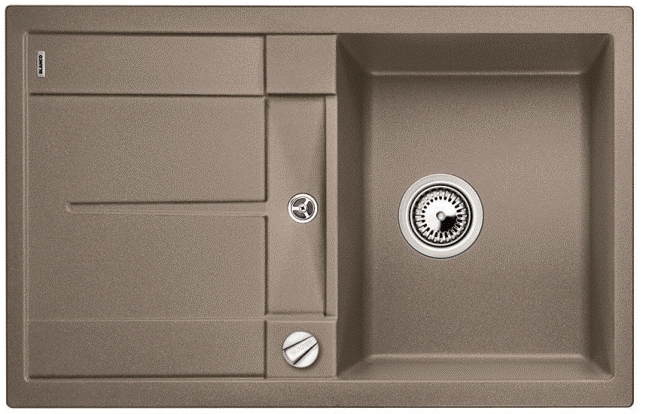 Blanco Metra 45 S tartufo Silgranit Einbauspüle 517345 Blanco Metra 45 S tartufo Silgranit Einbauspüle 517345