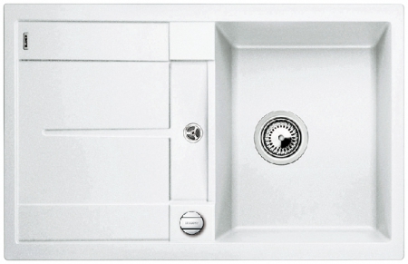 Blanco Metra 45 S-F weiß Silgranit Einbauspüle flächenbündig 519083 Blanco Metra 45 S-F weiß Silgranit Einbauspüle flächenbündig 519083