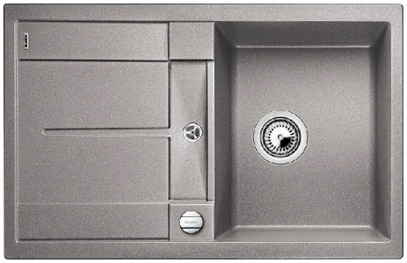 Blanco Metra 45 S-F alumetallic Silgranit Einbauspüle flächenbündig 519082 Blanco Metra 45 S-F alumetallic Silgranit Einbauspüle flächenbündig 519082
