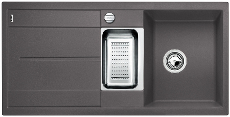 Blanco Metra 6 S-F felsgrau Silgranit Einbauspüle flächenbündig 519118 Blanco Metra 6 S-F felsgrau Silgranit Einbauspüle flächenbündig 519118