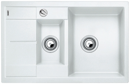 Blanco Metra 6 S Compact weiß Silgranit Einbauspüle 513468 Blanco Metra 6 S Compact weiß Silgranit Einbauspüle 513468