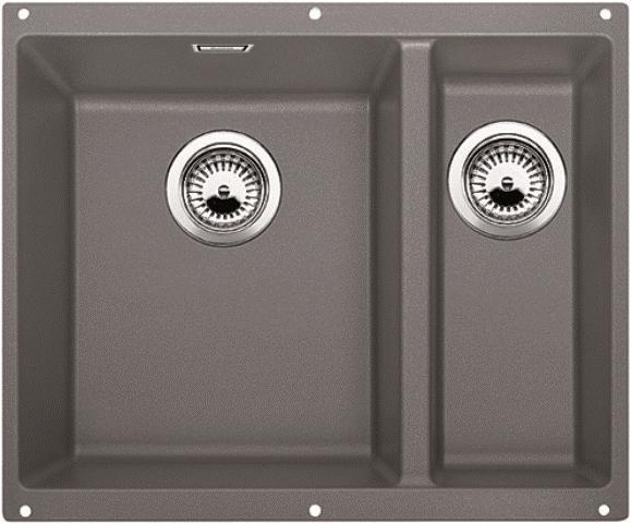 Blanco Subline 340/160-U alumetallic Silgranit Unterbauspüle 513789 520404 Blanco Subline 340/160-U alumetallic Silgranit Unterbauspüle 513789 520404