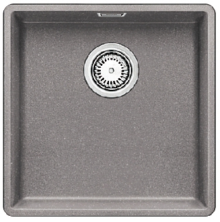 Blanco Subline 400-F alumetallic Silgranit Einbauspüle flächenbündig 523496