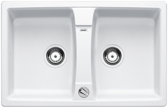 Blanco Lexa 8 weiß Silgranit PuraDur Einbauspüle 514686