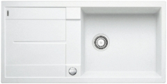 Blanco Metra XL 6 S-F weiß Silgranit Einbauspüle flächenbündig 516522