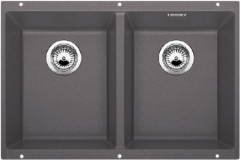 Blanco Subline 350/350-U felsgrau Silgranit Unterbauspüle 523575