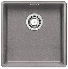Blanco Subline 400-F alumetallic Silgranit Einbauspüle flächenbündig 523496