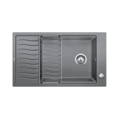 Blanco Elon XL 8 S alumetallic Silgranit Einbauspüle 520486