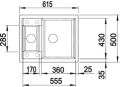 Blanco Metra 6 anthrazit Silgranit Einbauspüle 516165