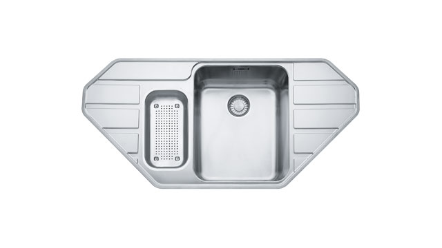 Franke Epos EOX 252-E Eckeinbauspüle Edelstahl 127.0380.368 Franke Epos EOX 252-E Eckeinbauspüle Edelstahl 127.0380.368