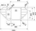 Franke Epos EOX 252-E Eckeinbauspüle Edelstahl 127.0380.368