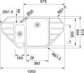 Franke Epos EOX 252-E Eckeinbauspüle Edelstahl 127.0380.368