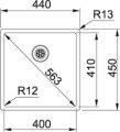 Franke Box BXX 210/110-40 Einbauspüle Edelstahl 127.0375.252