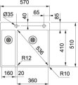 Franke Box BXX 260-36-16A Einbauspüle Edelstahl 127.0375.343