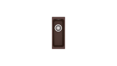 Franke Kubus KBG 110-16 chocolate Fragranit Unterbauspüle 125.0176.648