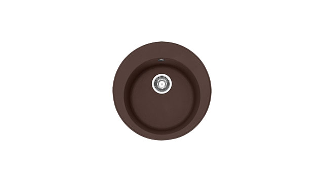 Franke Pamira ROG 610-41 chocolate Fragranit Einbauspüle rund 114.0199.720 Franke Pamira ROG 610-41 chocolate Fragranit Einbauspüle rund 114.0199.720