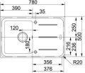 Franke Impact IMG 611-78 umbra Fragranit Einbauspüle 114.0302.668