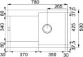 Franke Maris MRG 611-78 graphit Fragranit Einbauspüle 114.0055.693