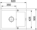 Franke Maris MRG 611-62 steingrau Fragranit Einbauspüle 114.0253.324