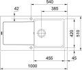 Franke Maris MRK 611-100 anthrazit matt Keramik Einbauspüle 124.0380.343