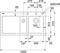 Franke Mythos MTK 651-100 anthrazit Keramik Einbauspüle 124.0380.243 124.0380.244