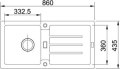 Franke Strata STG 614 graphit Fragranit Einbauspüle 114.0197.796