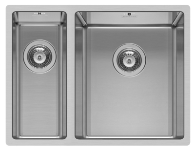 Pyramis Astris (57,5x44) 2B Einbauspüle flächenbündig Edelstahl poliert 101031201 101031101