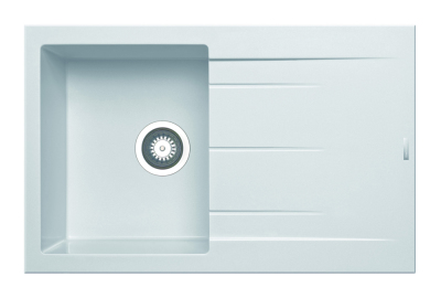 Pyramis Alazia (79x50) 1B 1D Pyragranite Einbauspüle snow 079810512