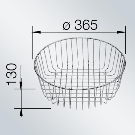 Blanco Geschirrkorb rund Edelstahl 220574 Blanco Geschirrkorb rund Edelstahl 220574