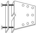 Pyramis 521005301 Stabilisierungsplatte für schwere Armaturen
