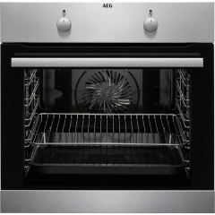 AEG BEB231 Backofen-Set Glaskeramik Edelstahl 60cm EEK:A